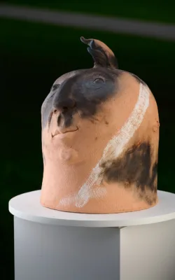 Terracotta head by Martin Moore