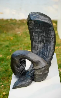 Tidal Wave and Rock by Rachel Steinman