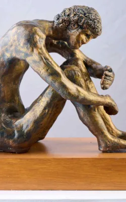 Tomorrow will be better - Slouching man by Eitan Froumine