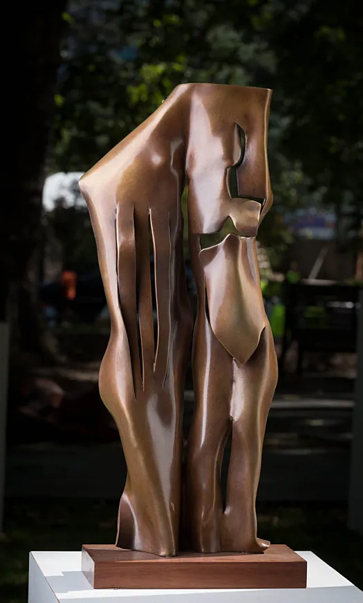 Twins Breaking out from the Wall by Rachel Boymal