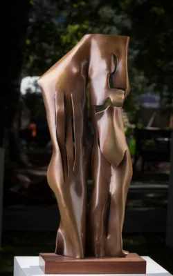 Twins Breaking out from the Wall by Rachel Boymal