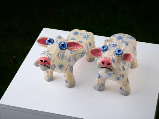 Two Cows by Bronwyn Lewis