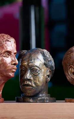 Two Men and a Woman (Installation) by Eitan Froumine