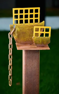 Victorian Prison Hulks Circa 1850s by David Doyle