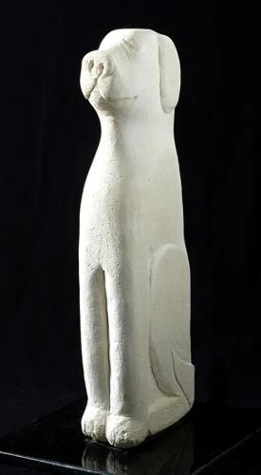 Waiting Dog by Lucinda Brash